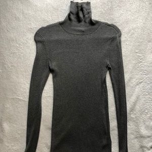 NWT Express Ribbed Grey Turtleneck Sweater